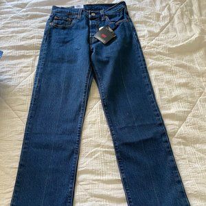 Levi's 501 crop jeans